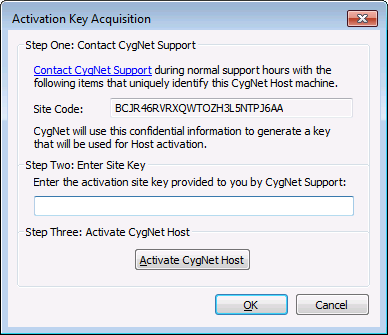 Activation Key Acquisition